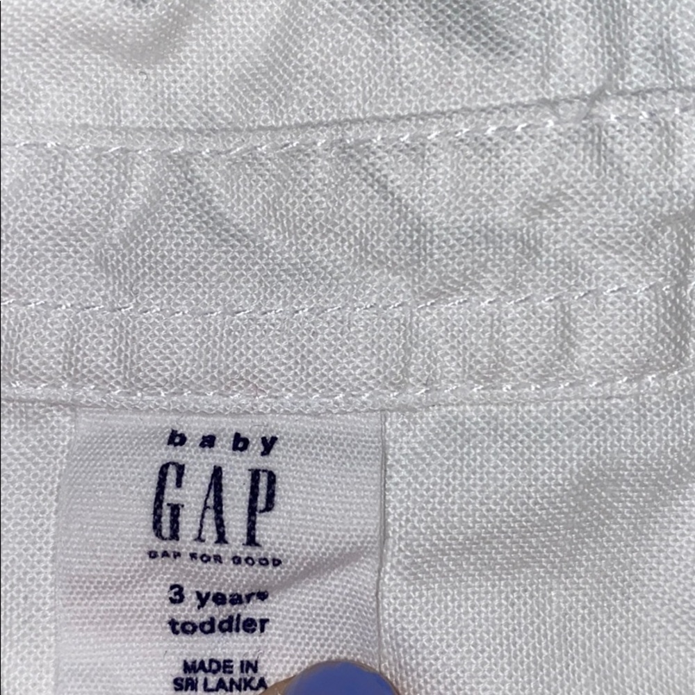 Gap Kids White Collared Button Down - Picture 5 of 5